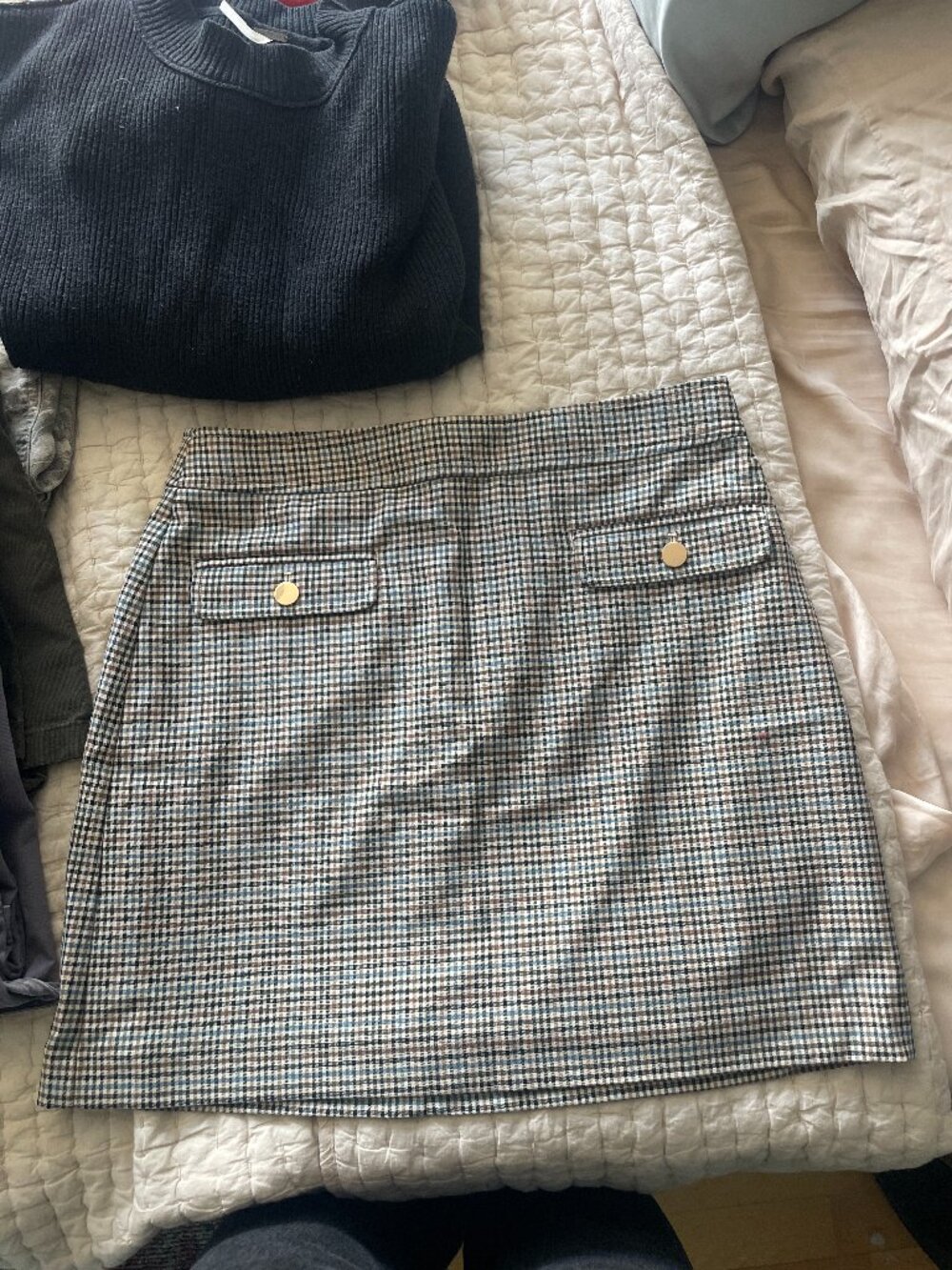Ann Taylor Loft plaid skirt sz 10